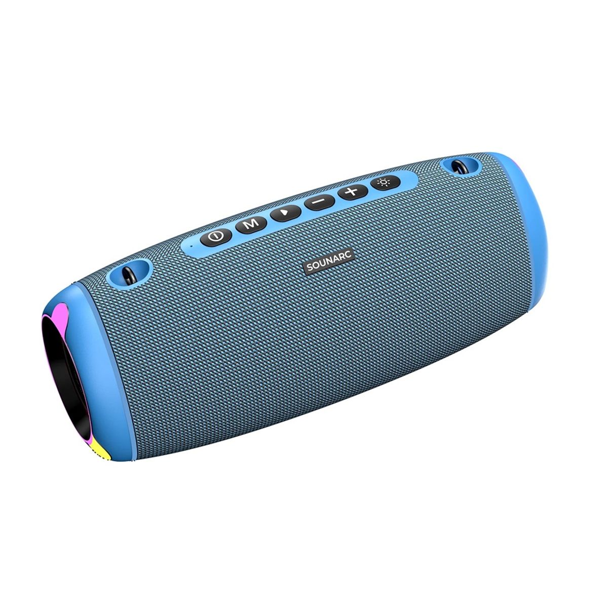 GENERICO - Sounarc R2 Parlante Bluetooth 5.3 60W IPX6 RGB TWS 12h Batería