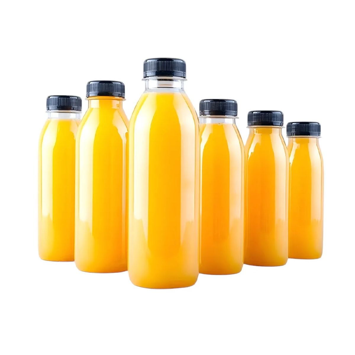 PASTELERIUSCL - 6  Botellas Plasticas Transparentes Botella Con Tapa 500ml Botellas Para Jugos Botella  Pet Con Tapa