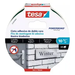 TESA - Cinta Doble Contacto Interior Exterior 5mt X 19mm