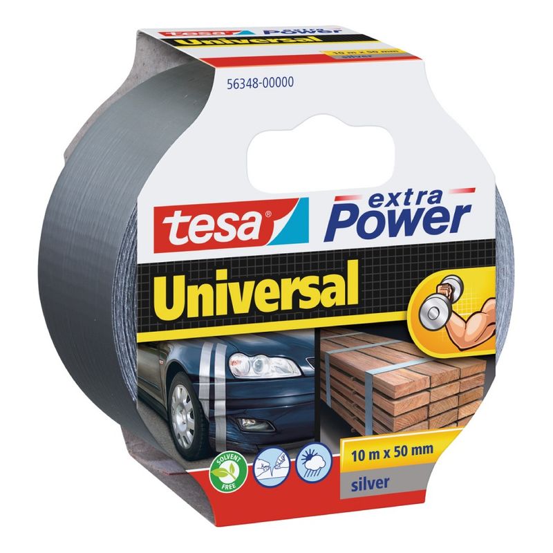 TESA - Cinta Duc Tape 10 Mt X 50mm Gris Extra Fuerte Tesa