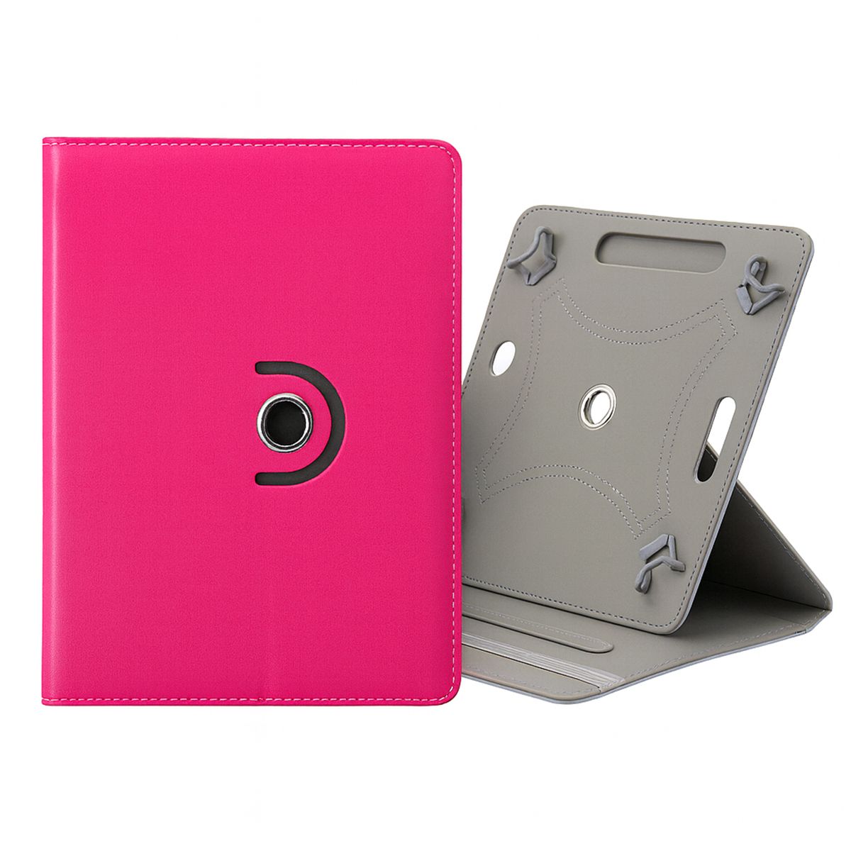 JOIGO - Funda Universal Adaptable 360 11/12" Para Tab Lenovo Fucsia