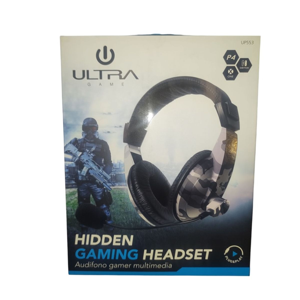 ULTRA - Audífonos Gamer con microfono para multiplataformas Jack 3,5