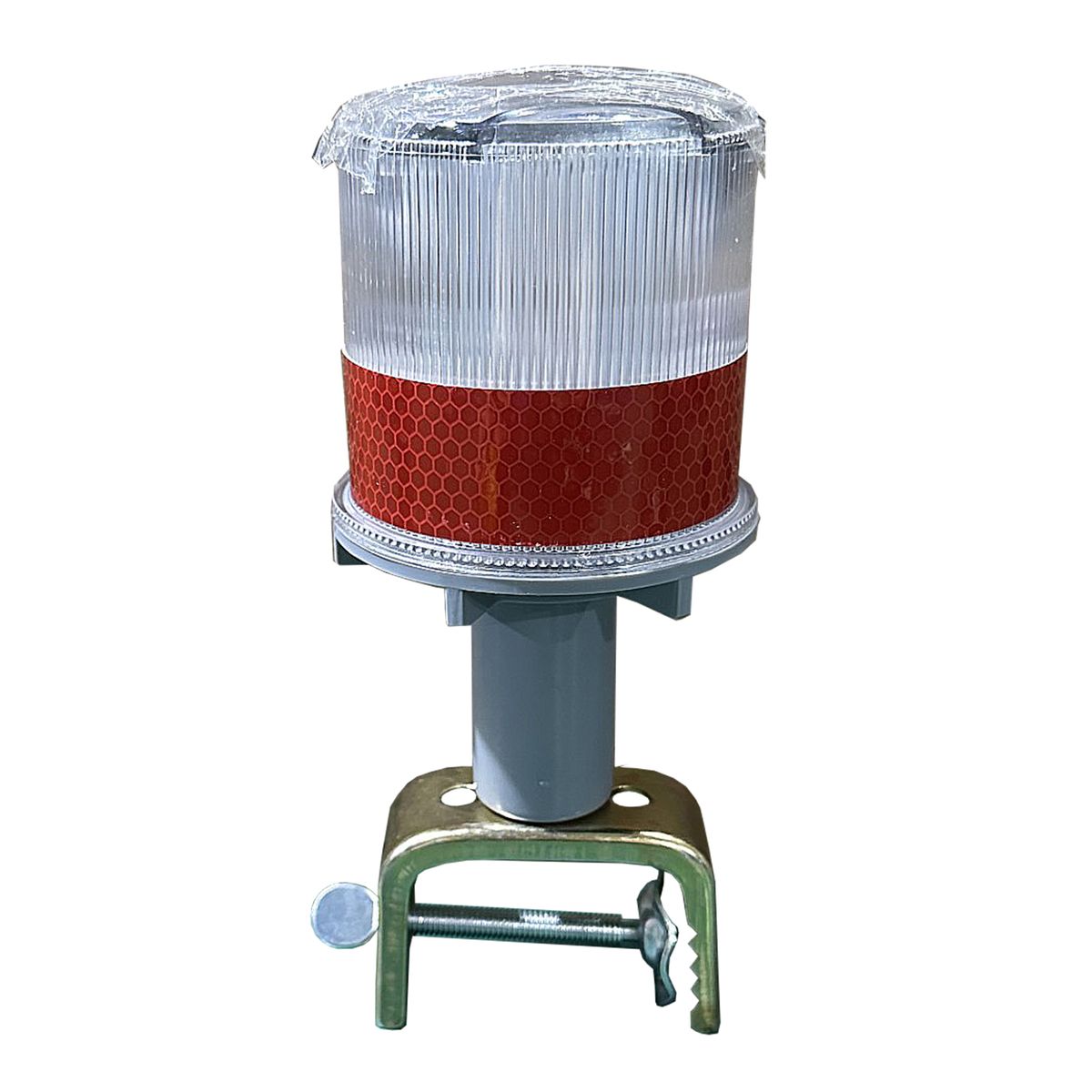 Baliza destellante solar led roja, marca GENERICO - Foto Principal