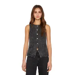JACINTA TIENDA - Vest Alicia negro