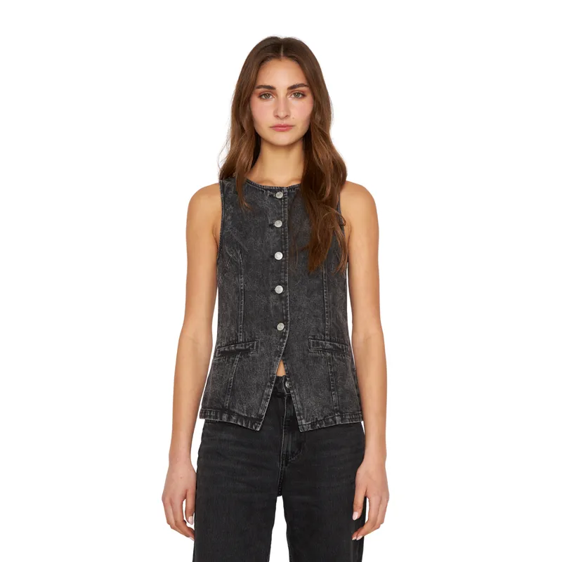 JACINTA TIENDA - Vest Alicia negro Jacinta Tienda