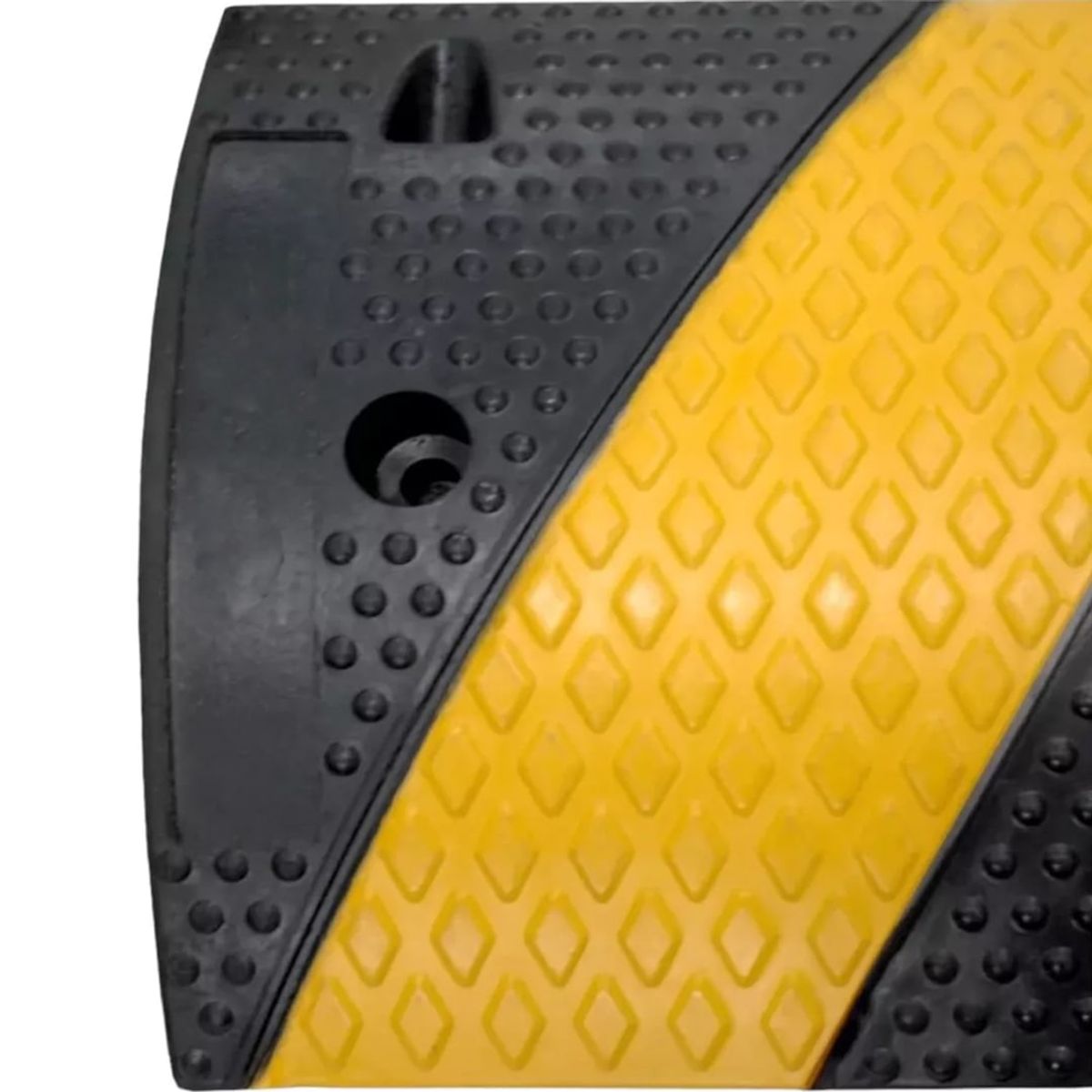 GENERICO - Lomo de toro alto tráfico 120x30x6cm NegroAmarillo