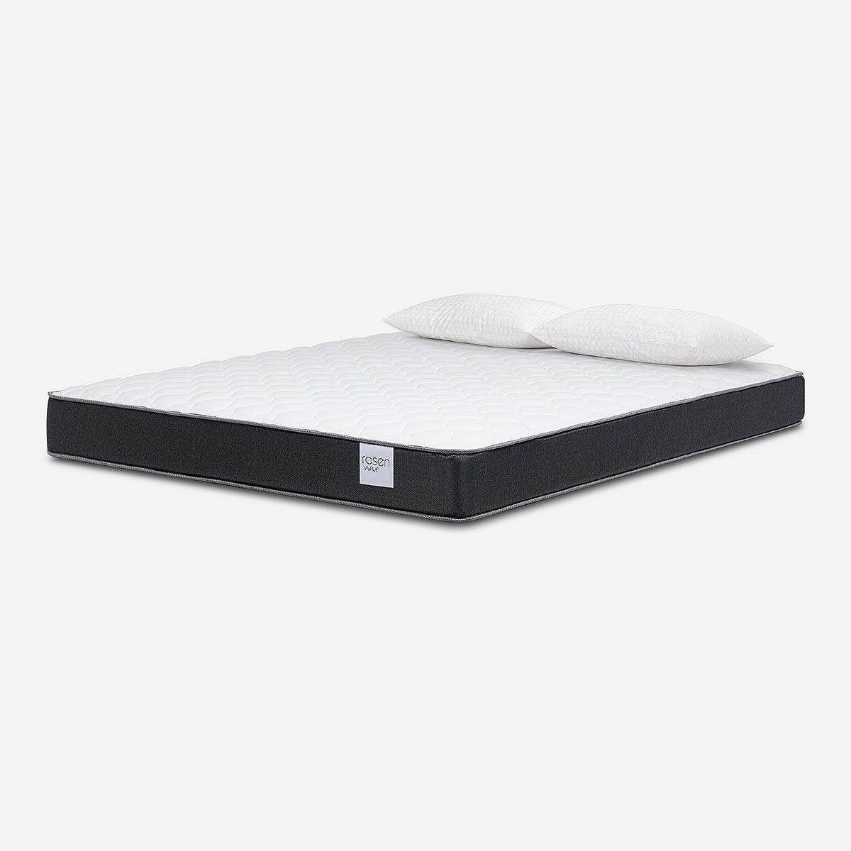 ROSEN - Colchón Wave 2 Plazas 150x190 cm + Almohadas Fibra Light