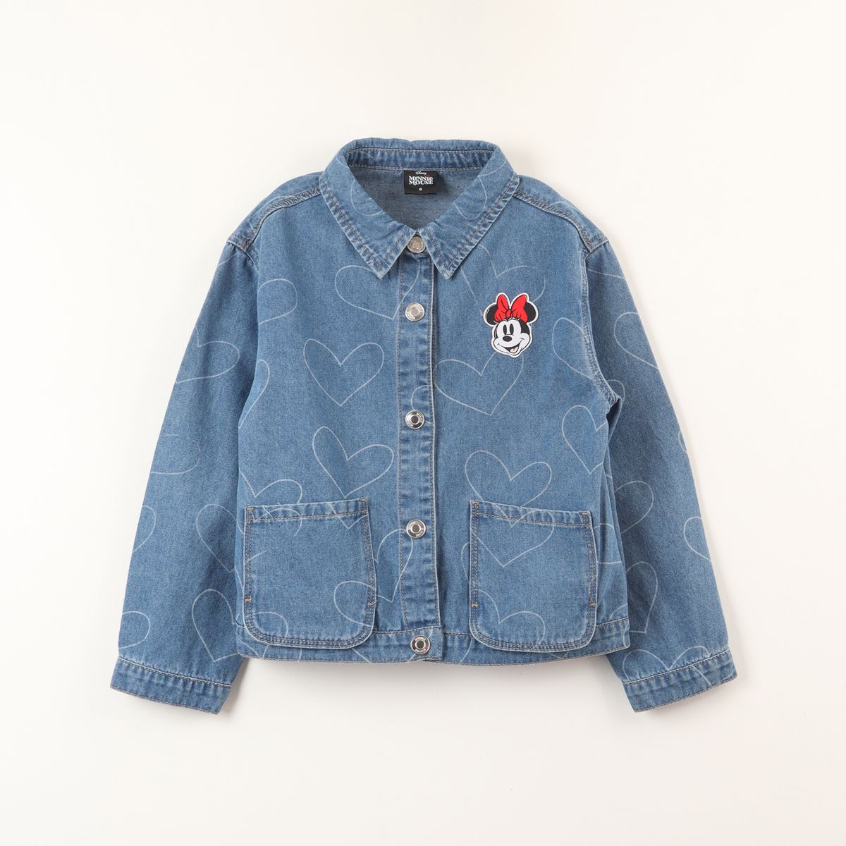 DISNEY - Chaqueta Denim Niña Minnie Corazones Azul Disney