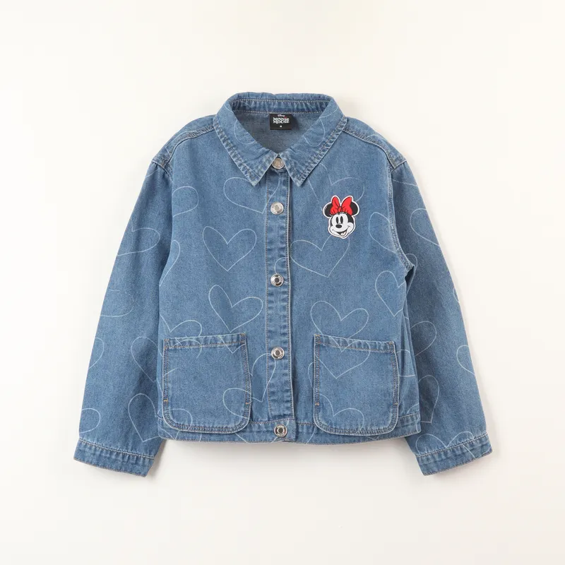 DISNEY - Chaqueta Denim Niña Minnie Corazones Azul Disney