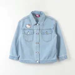 HELLO KITTY - Chaqueta Denim Niña Logo Espalda Azul