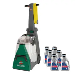 BISSELL - Lavadora de Alfombras Industrial Big Green 48F3N + 6 Detergentes