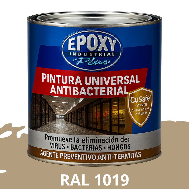 EPOXY - PINTURA PISOS ALTO TRÁFICO- Doble Componente Antibacterial 1L