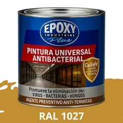EPOXY - PINTURA PISOS ALTO TRÁFICO- Doble Componente Antibacterial 1L