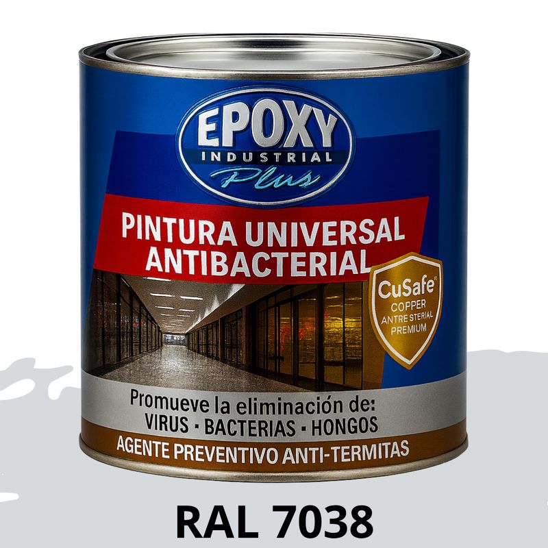 EPOXY - PINTURA PISOS ALTO TRÁFICO- Antibacterial 1L