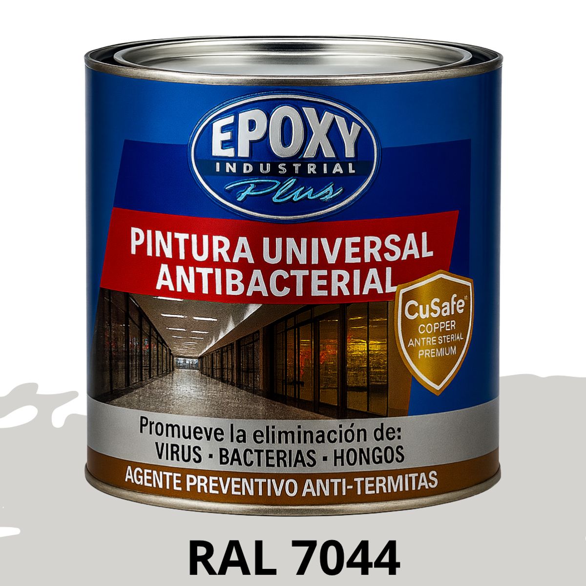 EPOXY - PINTURA PISOS ALTO TRÁFICO- Antibacterial 1L
