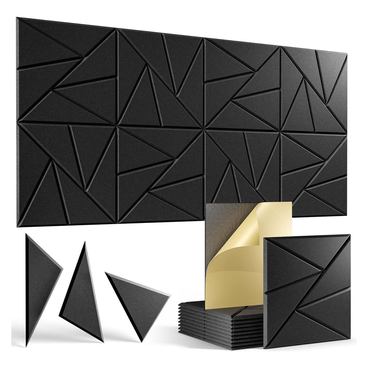 RAGNAR - Paneles Acústico Para Estudios Diseño Set X24  30x30cm