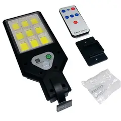GENERICO - Foco solar 30W para pared con sensor movimiento