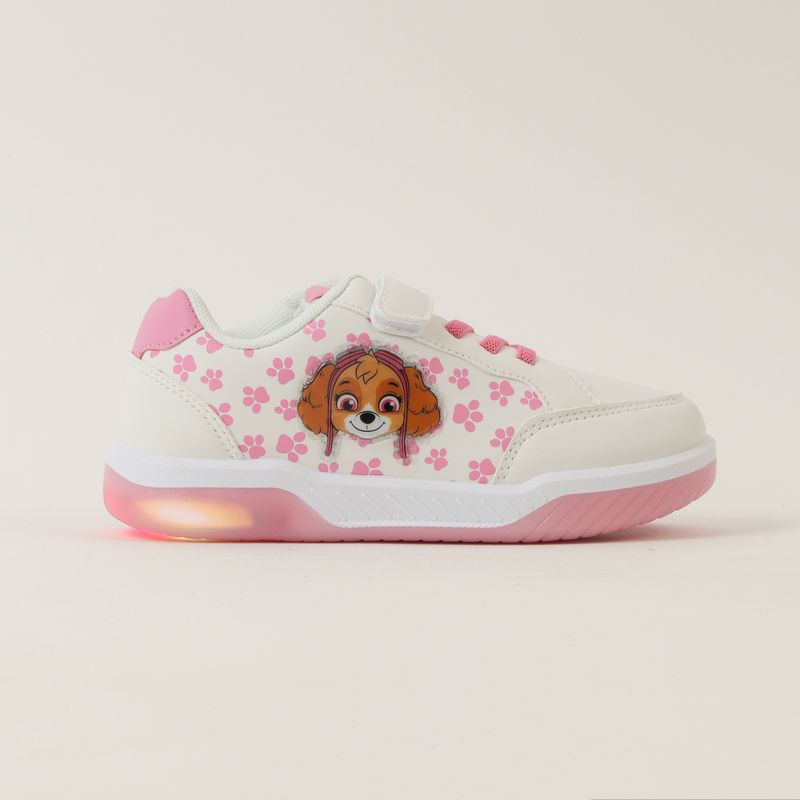 PAW PATROL - Zapatilla Con Luces Niña Skye Detalles Blanco Paw Patrol