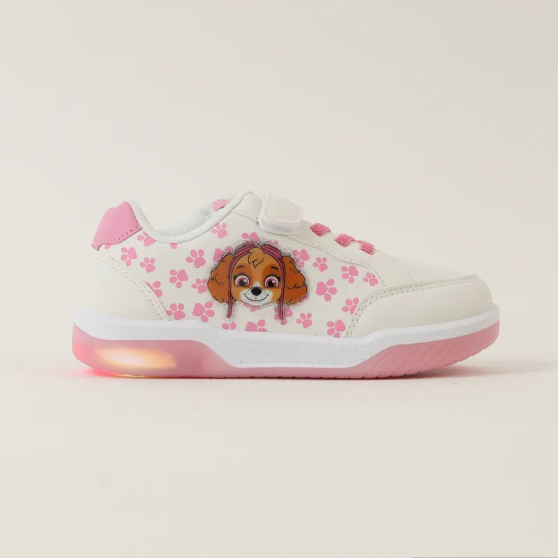 PAW PATROL - Zapatilla Con Luces Niña Skye Detalles Blanco Paw Patrol