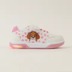 PAW PATROL - Zapatilla Con Luces Niña Skye Detalles Blanco