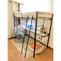 BUENOSPALCATRE CL - Camarote Metálico 1 Plaza con Escritorio y Estante – BuenosPalCatre