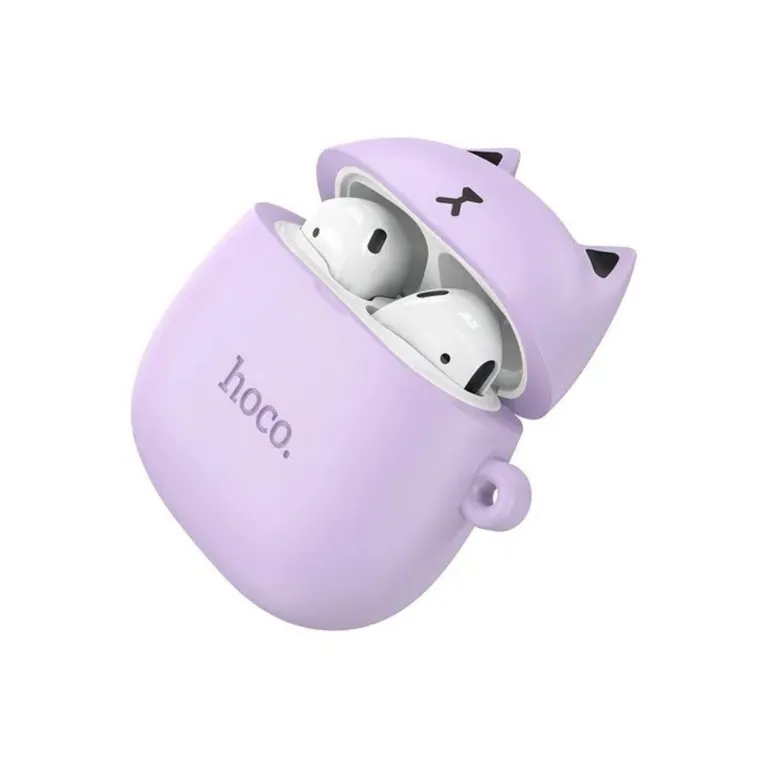 Audifonos EW45 In Ear TWS Bluetooth Forest Cat Lila Morado