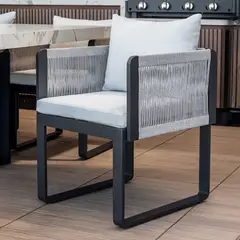 DECO EXTERIOR - 2 Sillas de exterior Aluminio Zen