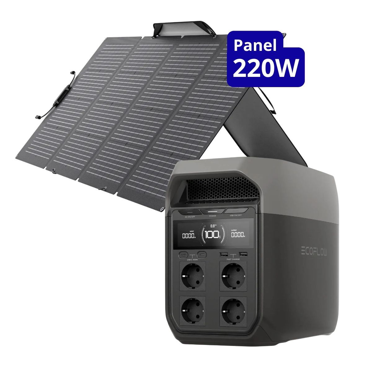 ECOFLOW - EcoFlow Delta 3 + Panel 220W
