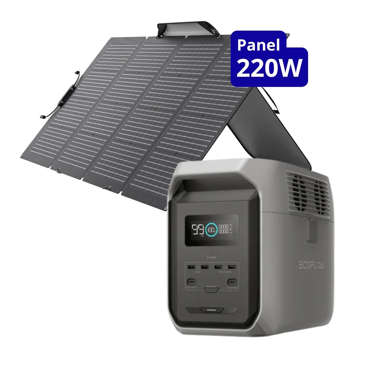 ECOFLOW - EcoFlow Delta 3 1500 + Panel 220W
