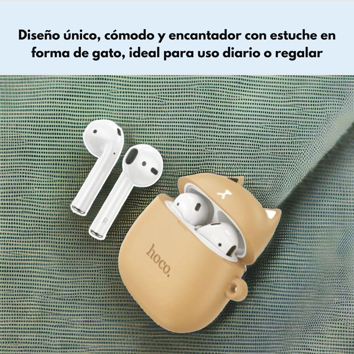 HOCO - Audífonos Hoco EW45 In Ear TWS Bluetooth Forest Cat Café