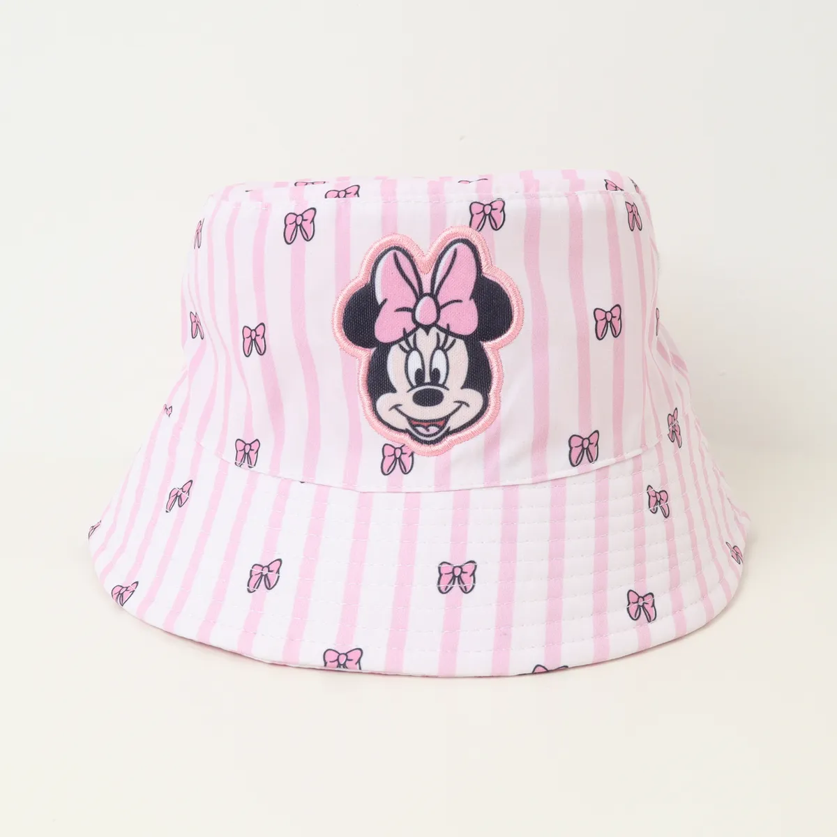 DISNEY - Gorro Bucket Niña Minnie Cintas Rosado Disney