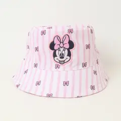 DISNEY - Gorro Bucket Niña Minnie Cintas Rosado