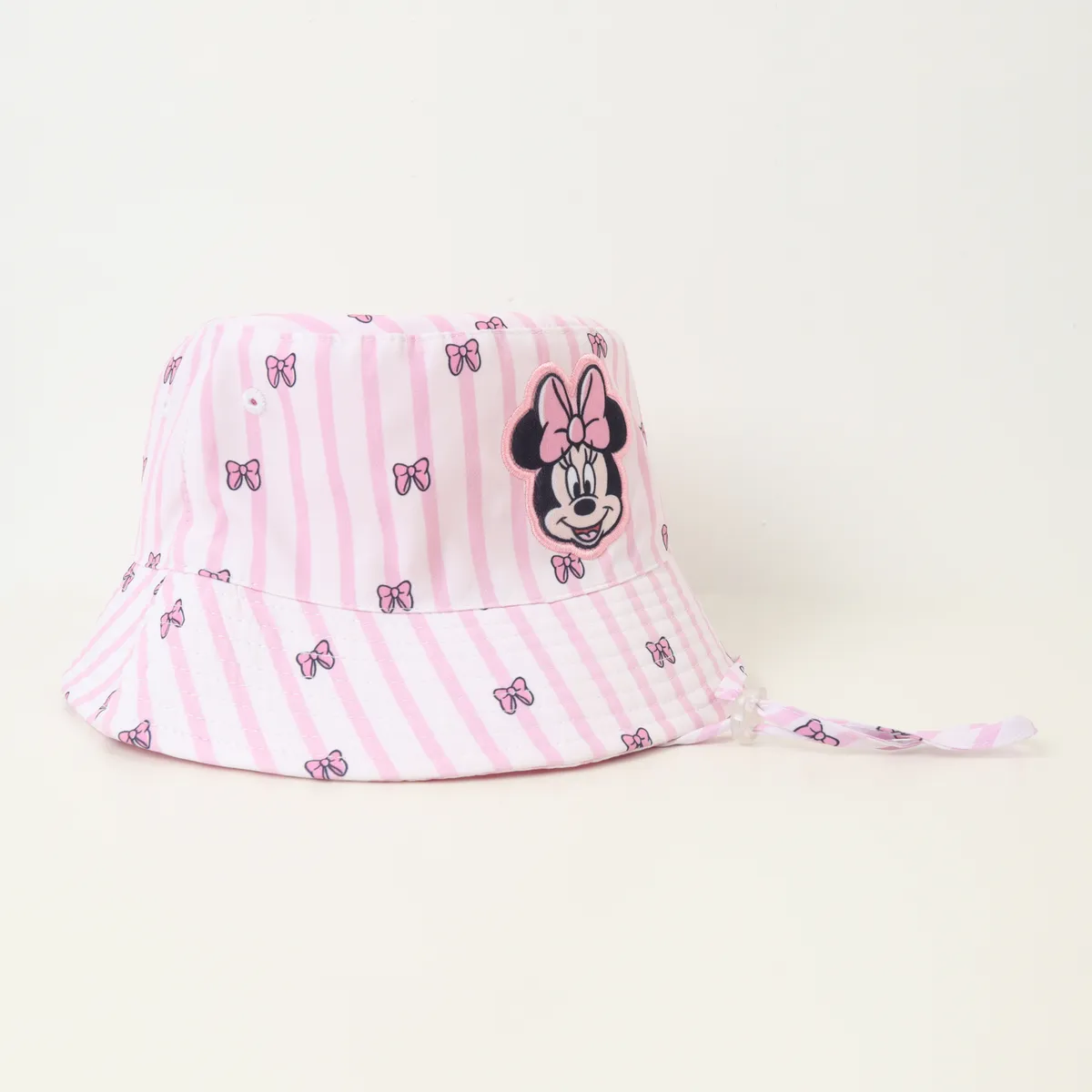 DISNEY - Gorro Bucket Niña Minnie Cintas Rosado Disney
