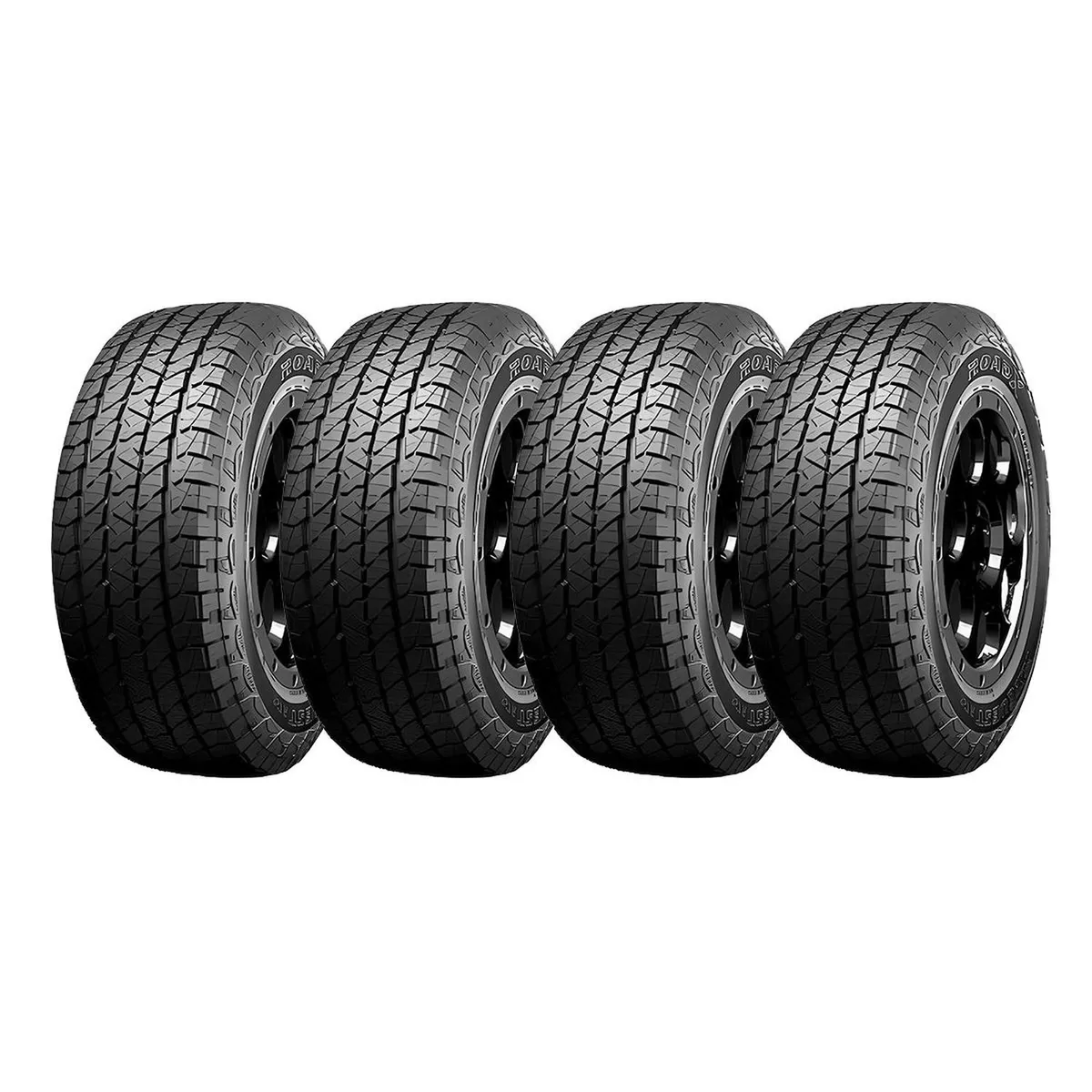 GENERICO - Set 4 Neumáticos 255/60R18 112H RXQUEST AT21 Roadx PR A/T TL BLK CHN