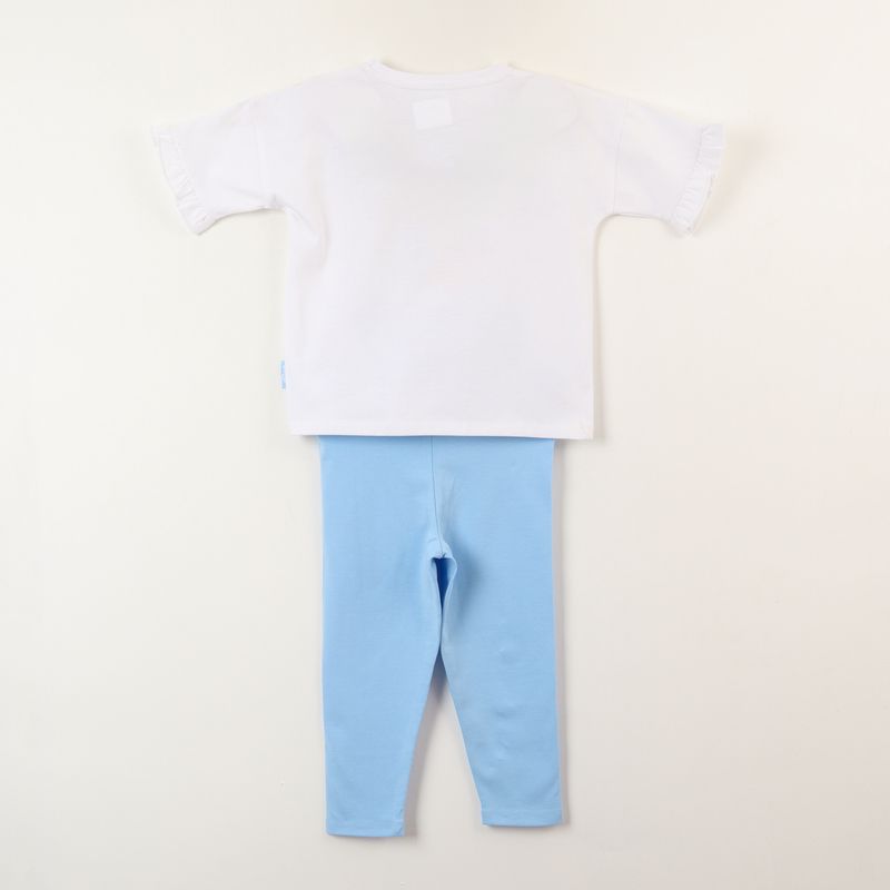 BLUEY - Conjunto Niña Vuelos Blanco Bluey Y Sus Amigos