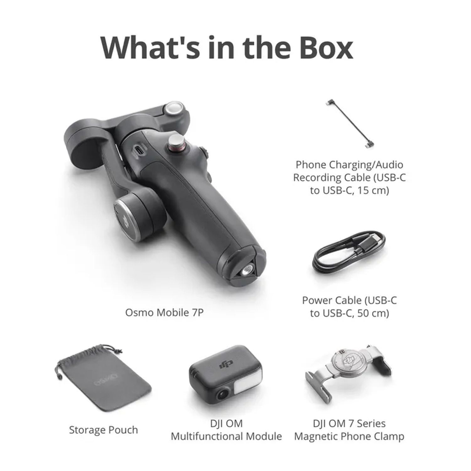 DJI Osmo Mobile 7p スタビライザー DJI Estabilizador Para Celulares DJI Osmo Mobile 7P Negro