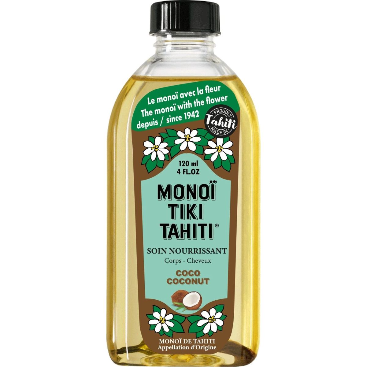 MONOI TIKI TAHITI - MONOÏ TIKI TAHITI Coco 120ML
