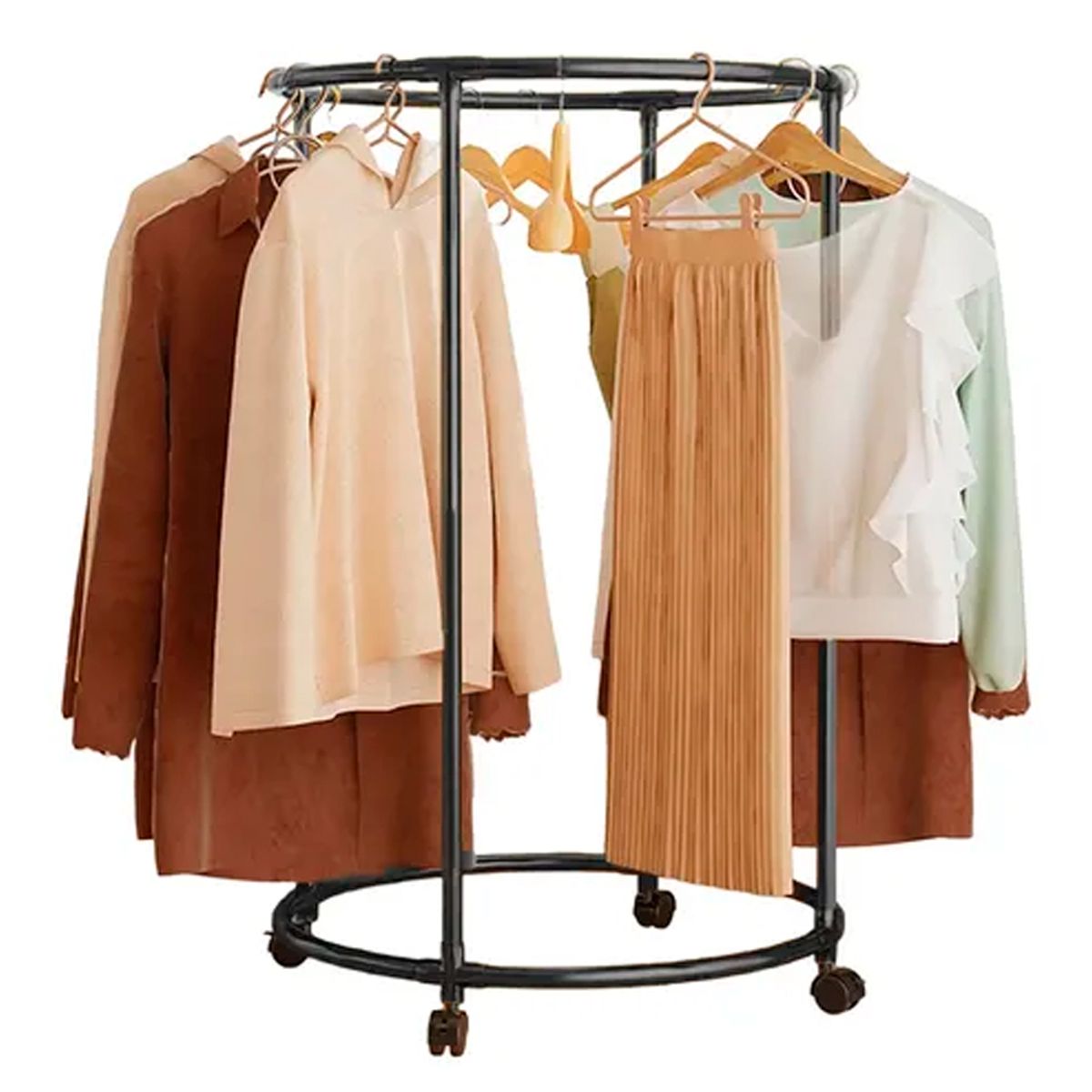 IRM - Perchero Organizador Colgador De Ropa Exhibidor Giratorio