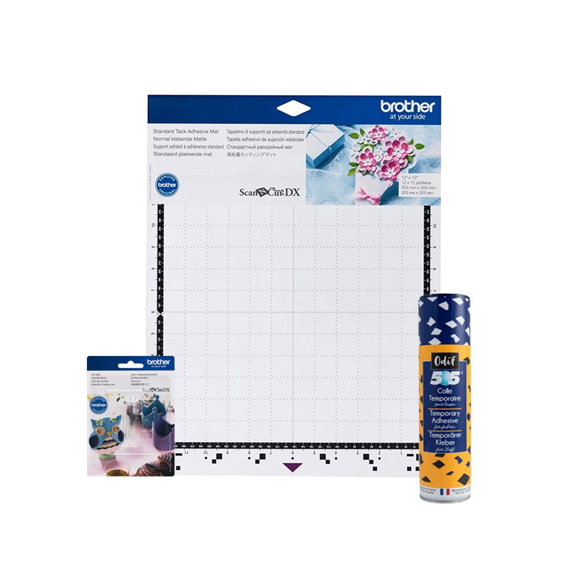 GENERICO - Kit Brother Tapete Accesorios + adhesivo + cuchilla