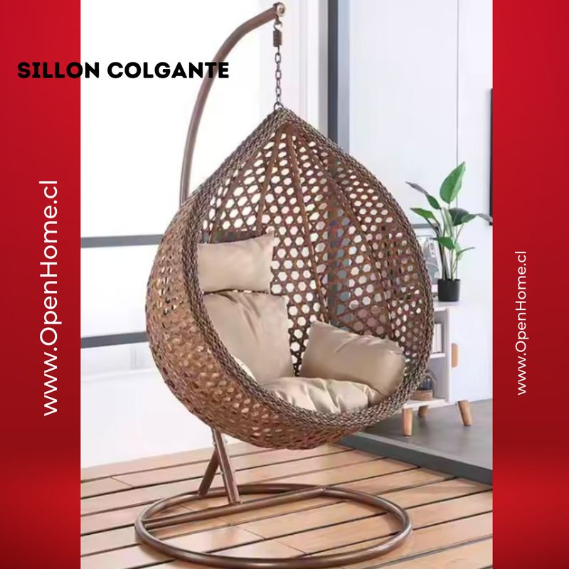GENERICO - Sillón Colgante Talla L color Cafe