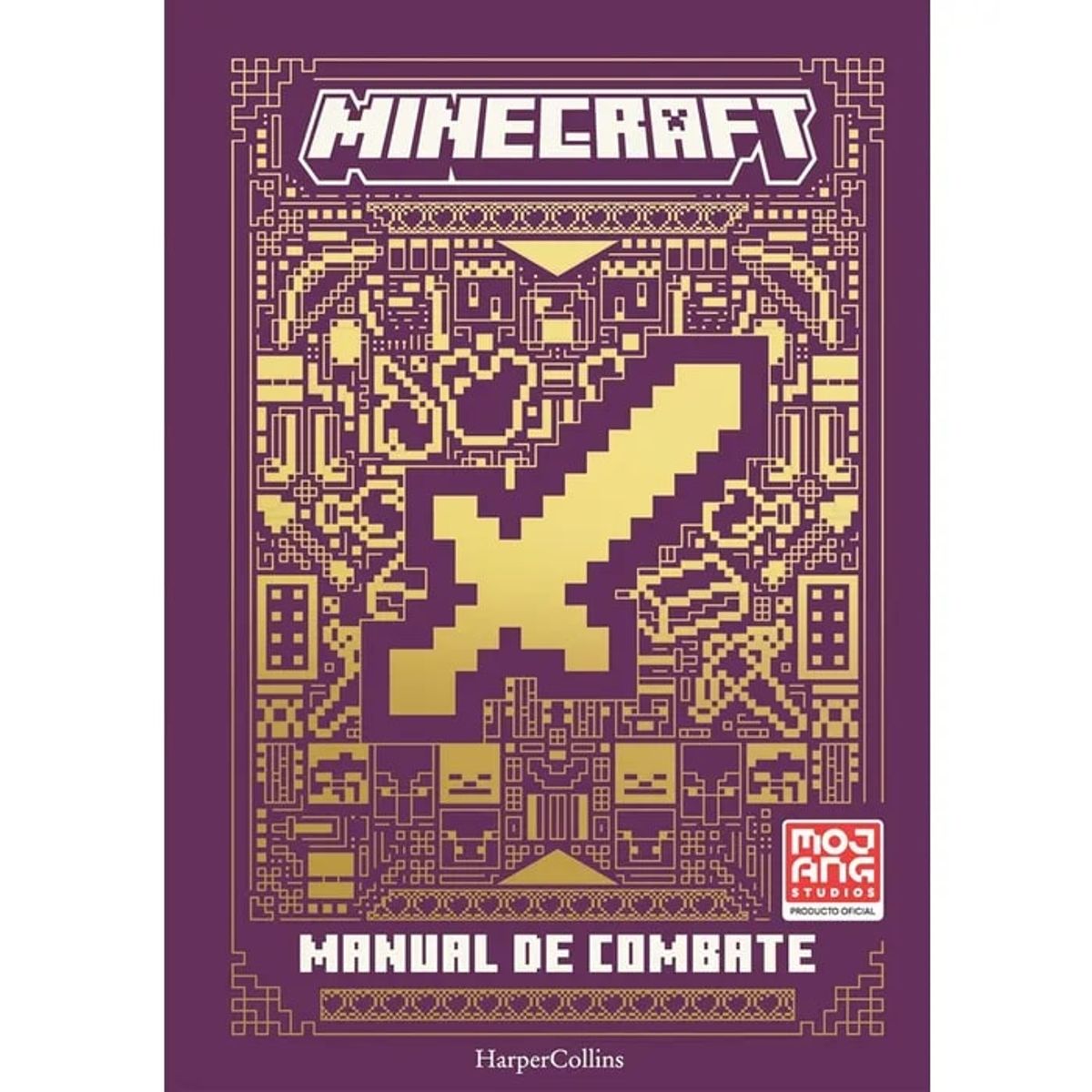 GENERICO - Libro Manual De Combate De Minecraft - Mojang Ab