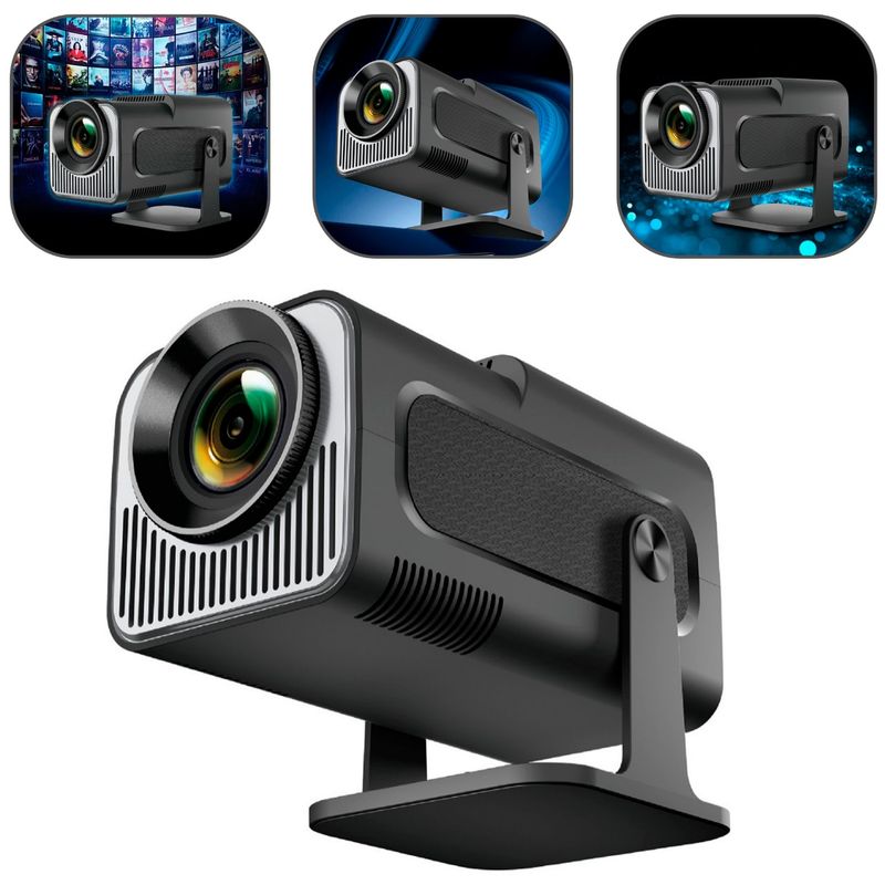 GENERICO - Proyector Portátil Mini Hy320 Ultra Hd 4k Wifi Bluetooth