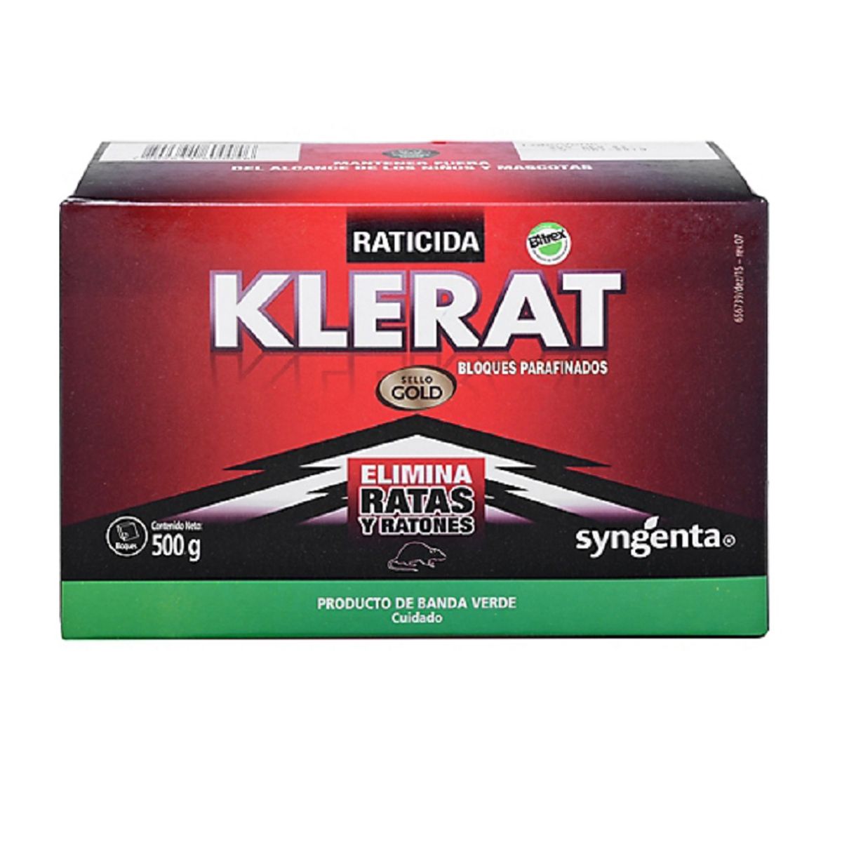 KLERAT - RATICIDA KLERAT BLOQUE 500 GRS