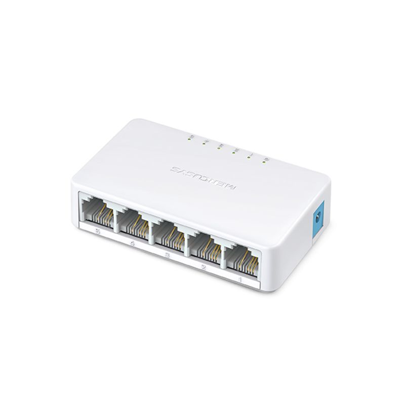 MERCUSYS - Mercusys MS105 Switch de Escritorio de 5 Puertos 10/100 Mbps