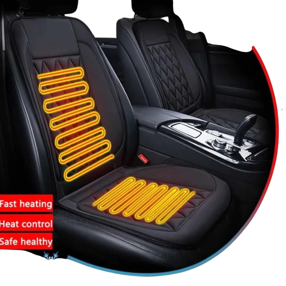 GENERICO - Funda De Asiento Calefactada Para Coche Calentador