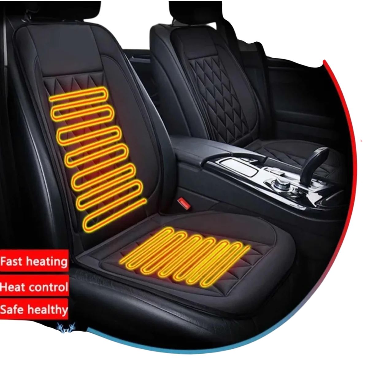 GENERICO - Funda De Asiento Calefactada Para Coche Calentador
