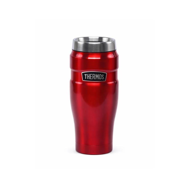 TERMO MUG KING ACERO INOXIDABLE 470 ML ROJO