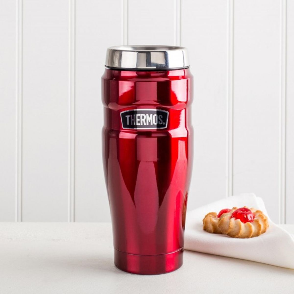 THERMOS - TERMO MUG KING ACERO INOXIDABLE 470 ML ROJO 