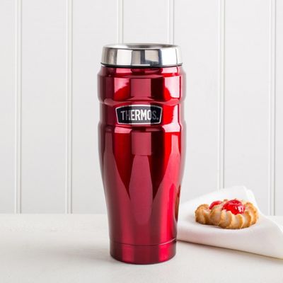 Imagen 2 del producto TERMO MUG KING ACERO INOXIDABLE 470 ML ROJO