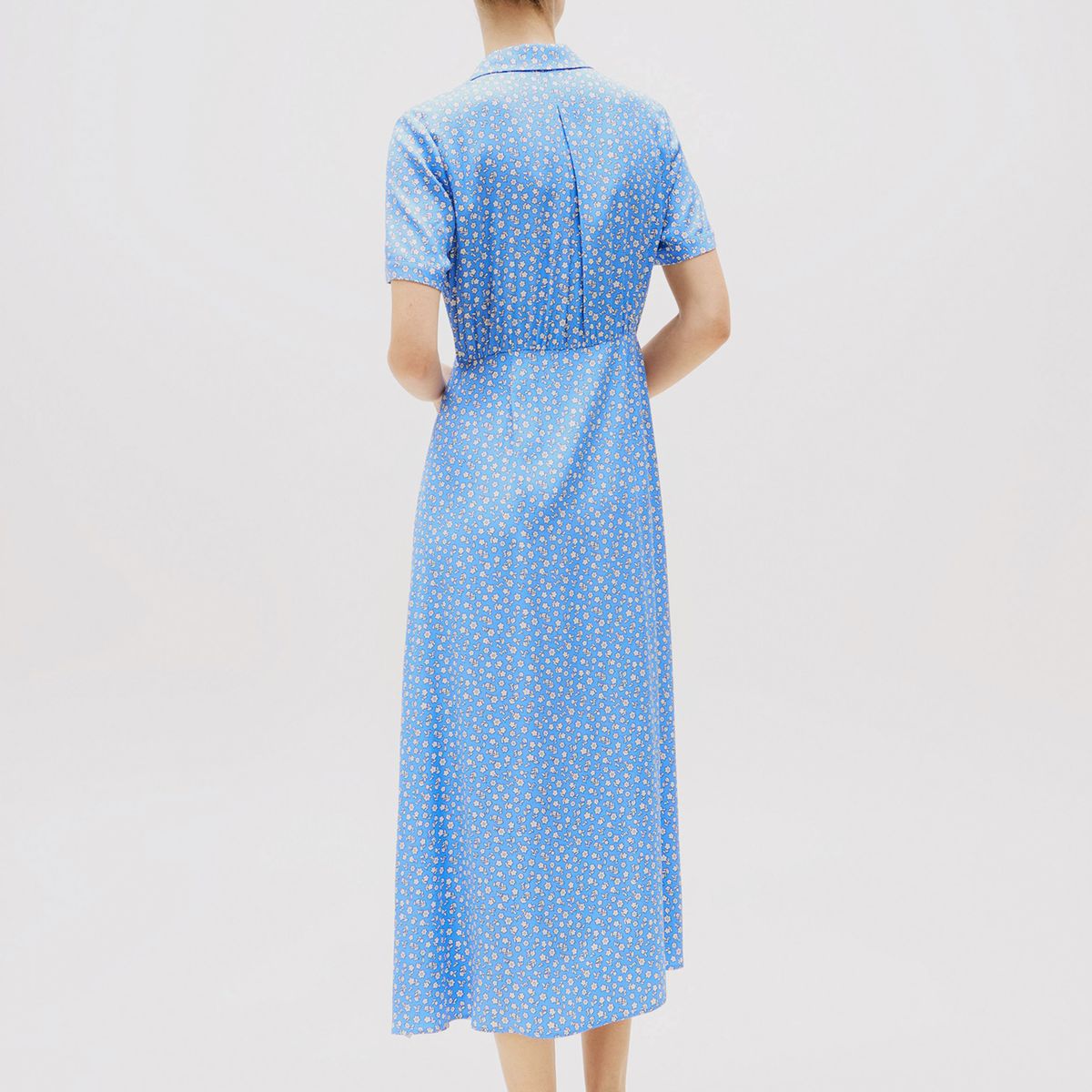 TOMMY HILFIGER - Vestido Con Estampado Floral Azul Tommy Hilfiger